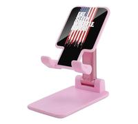 Eat Sleep Wrestle Folding Cell Phone Stand for Desk Adjustable Height Portable Cellphone Cradle for Office