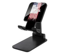 Eat Sleep Wrestle Folding Cell Phone Stand for Desk Adjustable Height Portable Cellphone Cradle for Office