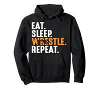 Eat Sleep Wrestle Repeat Boys Wrestling Shirt Pullover Hoodie