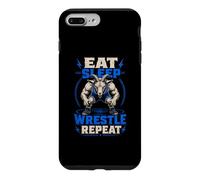Eat Sleep Wrestle Repeat Goat Mat Grinder Case for iPhone 7 Plus/8 Plus