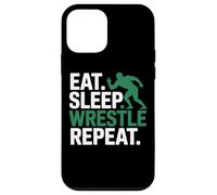 Eat Sleep Wrestle Repeat Wrestling Lovers Daily Grind Case for iPhone 12 mini