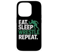 Eat Sleep Wrestle Repeat Wrestling Lovers Daily Grind Case for iPhone 14 Pro