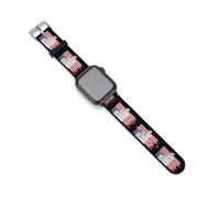 Eat Sleep Wrestle Silicone Watchband Compatible with IWatch Classic Replacement Strap Soft Wristbands for Men Women 42mm/44mm