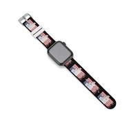 Eat Sleep Wrestle Silicone Watchband Compatible with IWatch Classic Replacement Strap Soft Wristbands for Men Women 38mm/40mm