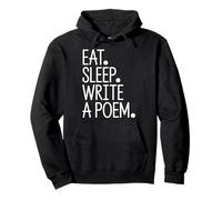 Eat Sleep Write a Poem! Poetcore Aesthetic Pullover Hoodie