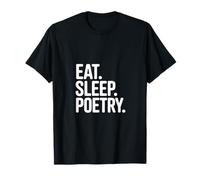 Eat Sleep Write a Poem Poetcore Aesthetic T-Shirt