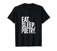 Eat Sleep Write a Poem Poetcore Aesthetic T-Shirt
