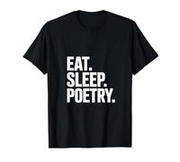 Eat Sleep Write a Poem Poetcore Aesthetic T-Shirt
