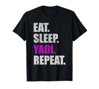 Eat Sleep Yaoi Repeat - Yaoi Boy's Love Manga T-Shirt
