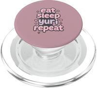 Eat Sleep Yuri Repeat Japanese Girl's Love Manga Yaoi PopSockets PopGrip for MagSafe