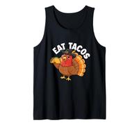 Eat Tacos - Thanksgiving Day Fall Holiday Turkey Day Tank Top