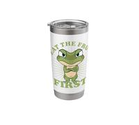 Eat The Frog First Time Management Procrastination Stainless Steel Insulated Tumbler