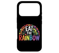 Eat The Rainbow Healthy Eating Vegan Vegetarian Case for iPhone 17 Pro