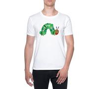 Eat The Rich Hungry Caterpillar Men T-Shirt White Round Neck Men White Round Neck, white, M