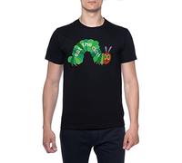 Eat The Rich Hungry Caterpillar Mens T-Shirt Black Round Neck Men Black Round Neck, Black, L