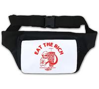 Eat The Rich Karl Marx Waist Bag Fanny Pack White