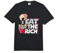 Eat the Rich Left-Wing Design for a Socialist Comfort Colors Adult Heavyweight T-Shirt