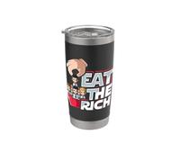 Eat the Rich Left-Wing Design for a Socialist Stainless Steel Insulated Tumbler