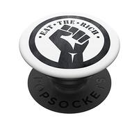 Eat The Rich Protest T PopSockets Swappable PopGrip