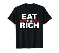 EAT THE Rich Value Graphic T-Shirt, Men, Black, M