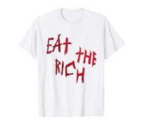 Eat The Rich Value Graphic T-Shirt, Men, White, S