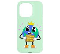 Eat The Rich Will Save The Planet Earth Protest Sign Rally Case for iPhone 15 Pro