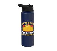 Eat the Tacos Your Cowboy Boots Will Still fit - Taco Stainless Steel Insulated Water Bottle