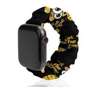Eat The Worm Watch Band Elastic Scrunchie Watch Strap Soft Wristband Compatible with Apple Watch