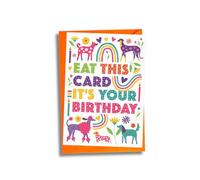 Eat this Birthday Bacon Card - The Card Your Dog Can Eat!