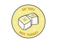 Eat Tofu Not Turkey Women's Christmas T-Shirt - White - XL - White