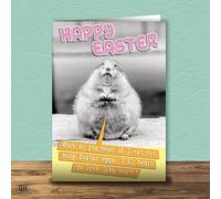 Eat Too Many Eggs - Easter Card