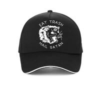 Eat Trash Hail Satan Possum Summer Fashion Casual hat Unisex Adjustable Snapback hat Surprise Forgive Forever Trendy Gathering Student Gift Become Beautiful Vibes