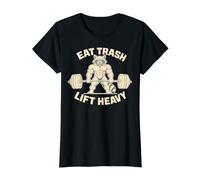 Eat Trash Lift Heavy Funny Raccoon Workout Gym Deadlift Men Value Graphic T-Shirt