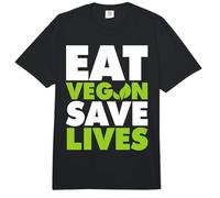 Eat Vegan Save Lives Comfort Colors Adult Heavyweight T-Shirt