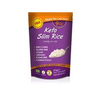 Eat Water Keto Slim Rice (Pack of 25 x 270g) Instant Organic Konjac Rice, Zero Carb, Low Calorie, Gluten, Fat & Sugar Free, Ready to Eat, Vegan High Fibre Food for Paleo Diet Friendly