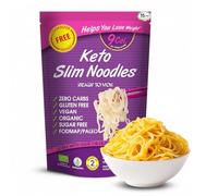 Eat Water Keto Slim Shirataki Noodles 270g (Pack of 15) - Organic Konjac Pasta Alternative, Zero Carb, Low Calorie, Gluten, Fat & Sugar Free, Vegan High Fibre Ready to Eat Noodles, Paleo Friendly