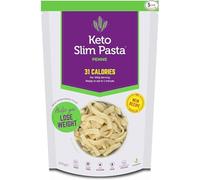 Eat Water Slim Konjac Penne No-Drain Pasta - 5 × 200 g | Low Carb, Low Calorie, Zero Sugar, Gluten-Free, Vegan & Keto Friendly Ready-to-Eat Shirataki Pasta