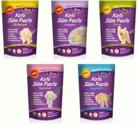 Eat Water Slim Mix Pack- Shirataki, Zero Carbohydrates & Sugar-Free, Made from Organic Konjac Flour, Low-Calorie Vegan, Keto & Paleo-Friendly - 270g (Pack of 15)