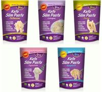 Eat Water Slim Mix Pack- Shirataki, Zero Carbohydrates & Sugar-Free, Made from Organic Konjac Flour, Low-Calorie Vegan, Keto & Paleo-Friendly - 270g (Pack of 10)