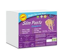 Eat Water Slim Pasta Spaghetti 270g(Pack of 5)- Organic Konjac Pasta, Low Calorie Food, Zero Sugar, Gluten-Free, Low Carb, Wheat-Free, Vegan, Ready to Cook Instant Meal, Plant-Based Pasta Alternative