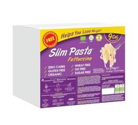 Eat Water Slim Pasta Zero Carbohydrate Enviro| Made from Organic Konjac Flour | Keto Paleo Diet and Vegan | Zero Sugar, Low Calorie Food Fettuccine 270 g (Pack of 5),