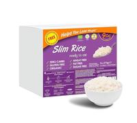 Eat Water Slim Rice 270g (Pack of 5) - Organic Konjac Rice Alternative, Low Calorie, Zero Sugar, Gluten-Free, Zero Crab,Wheat-Free, Vegan, Ready to Cook Instant meal, Plant-Based Rice Option