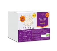 Eat Water Slim Pasta Rice | No Drain, Low Carbohydrate | Keto, Paleo & Vegan Friendly | Zero Sugar, Low Calorie | Made from Konjac Flour | Environmentally Friendly | 5 x 200g Packs