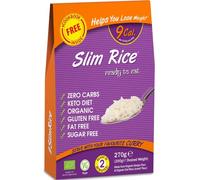 Eat Water Slim Rice Pack Of 1 - Gluten Free Keto Paleo Diet Low Calorie - High In Protein Fat Free Ready To Eat Meal
