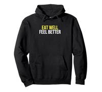 Eat Well Feel Better Low FODMAP Diet Gut Health Digestion Pullover Hoodie