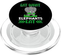 Eat What Elephants Eat - Vegan Vegetarian PopSockets PopGrip for MagSafe