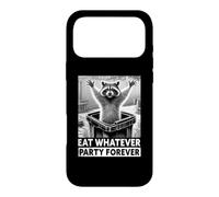 Eat Whatever Party Forever Funny Raccoon Trash Panda Case for iPhone 17 Pro Max