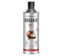 Eat Wholesome Organic MCT Oil, 500ml - High C8 & C10, 100% Coconut, For Coffees, Salads & Smoothies, Keto & Vegan Friendly