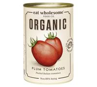Eat Wholesome Organic Peeled Plum Tomatoes 400g (Pack of 12)