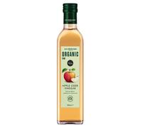 Eat Wholesome Organic Raw Apple Cider Vinegar, 500ml - Raw, Unpasteurised, Unfiltered, Award-Winning, With The Mother, Glass Bottle, Vegan, CO2 Neutral Packaging